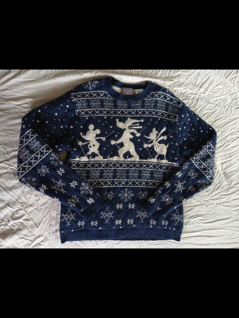 Vintage Disney 100% Wool Sweater